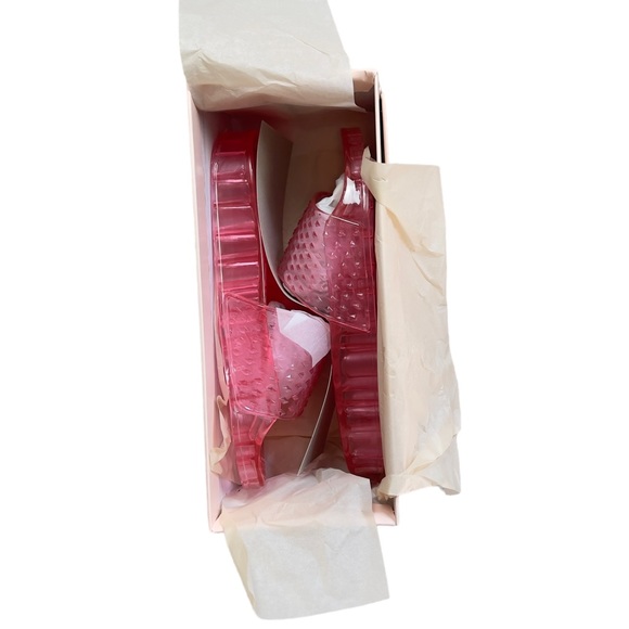 lCHINESE LAUNDRY PINK GLOW UP JELLY SANDAL - SIZE 7 - NIB! - Picture 3 of 11
